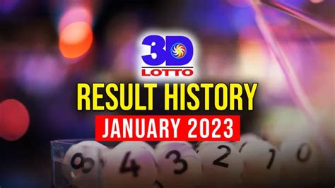 history 3d result 2023|3D Result History – January 2023 .